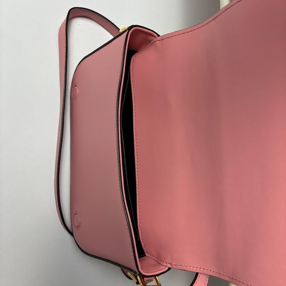 AUTHENTIC Prada Pink Saffiano Leather Crossbody Bag with Bow Detail - Picture 8 of 10